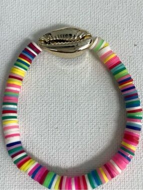 Multicolor Elastic Shell Stretch Bracelet